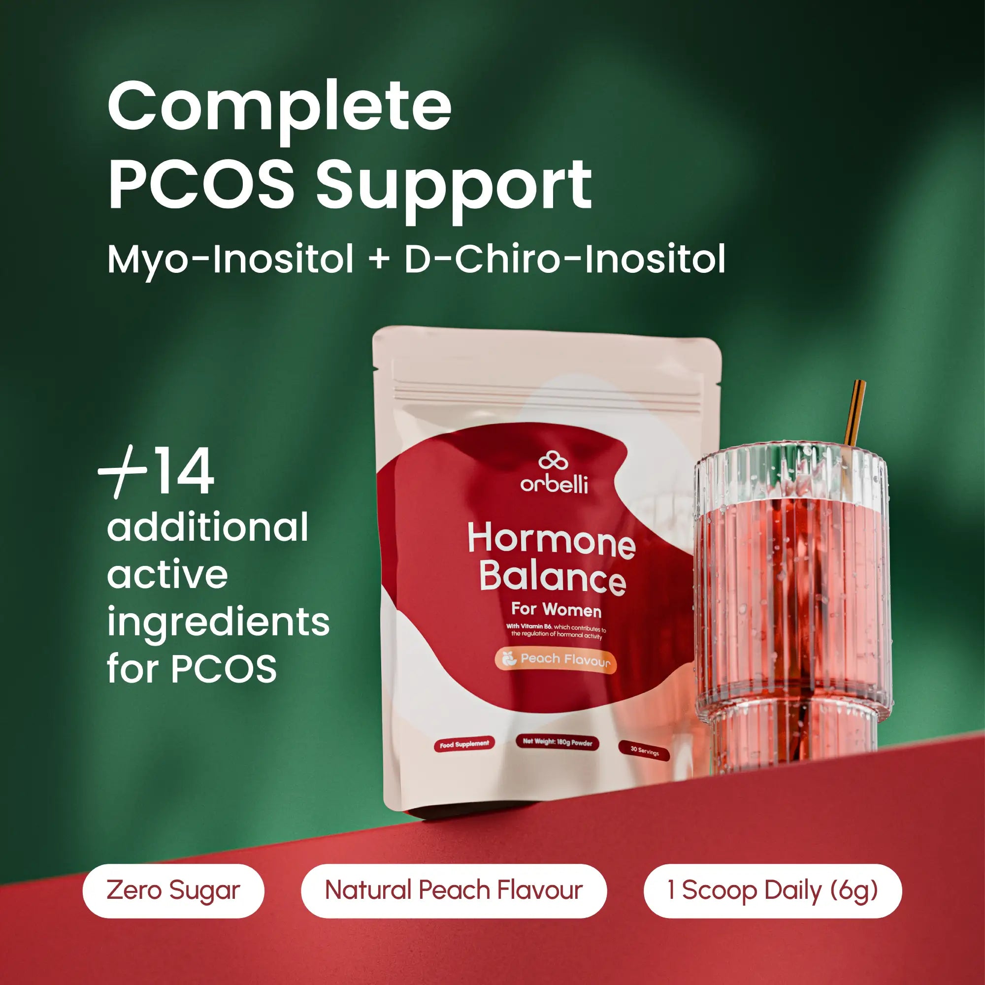 Orbelli Hormone Balance - PCOS Myo-Inositol Supplement | Orbelli Orbelli Hormone Balance - PCOS Myo-Inositol Supplement | Orbelli